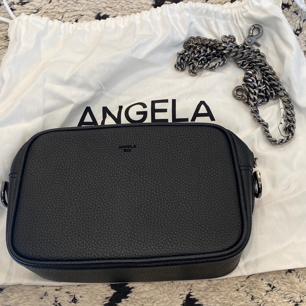 Angela Roi Elegant Black Crossbody Bag